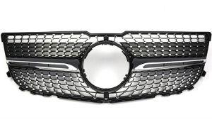 Решетка радиатора Diamonds Black для Mercedes Benz GLK Class X204 2013-2015